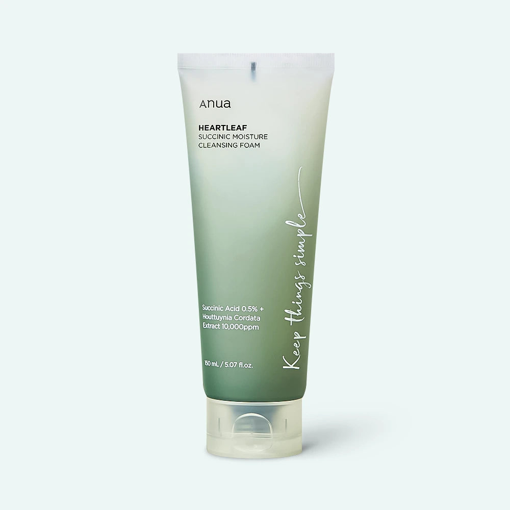 Anua Heartleaf Succinic Moisture Cleansing Foam (150 ml)